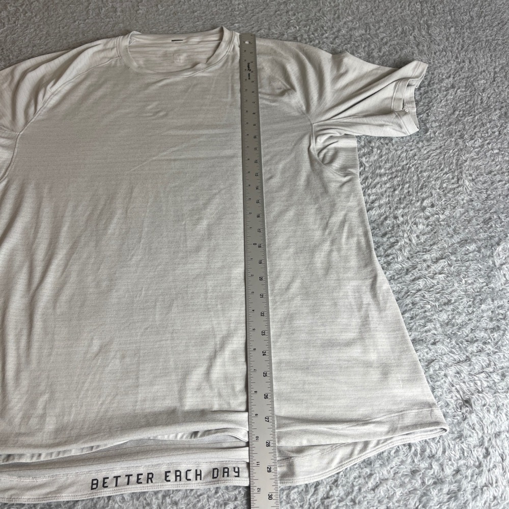Lululemon Metal Vent Tech Short Sleeve Shirt Grey Better Each Day Mens XL - Picture 4 of 8